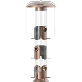 Deluxe Funnel Flip-Top Tube Bird Feeder