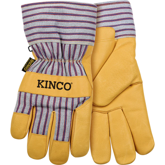 Kinco 1927® Lined Premium Grain Pigskin Palm with Safety Cuff