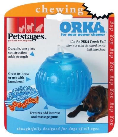 Petstages ORKA Tennis Ball Dog Chew Toy