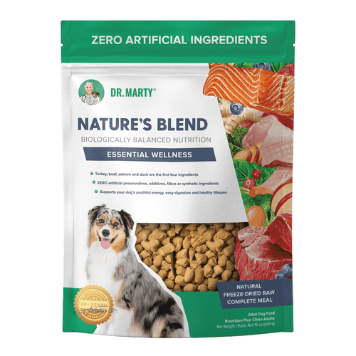 Dr. Marty Nature’s Blend Essential Wellness Premium Freeze-Dried Raw Dog Food (80 oz)