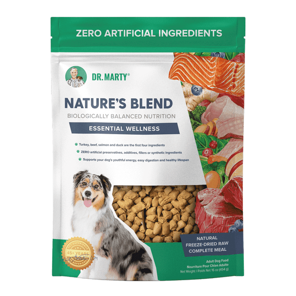 Dr. Marty Nature’s Blend Essential Wellness Premium Freeze-Dried Raw Dog Food (80 oz)