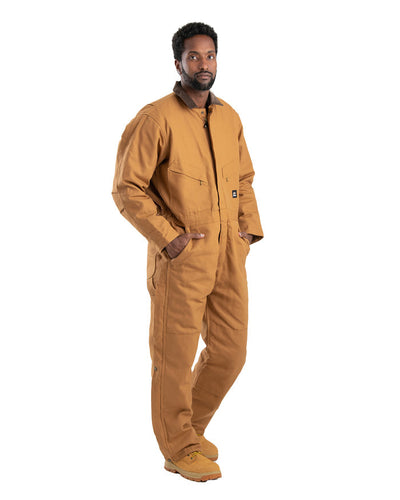 Berne Heritage Duck Insulated Coverall 2XL Brown Duck (2XL, Brown Duck)