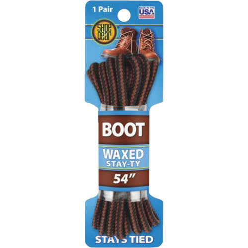 Shoe Gear Waxed 54 In. Round Boot Laces