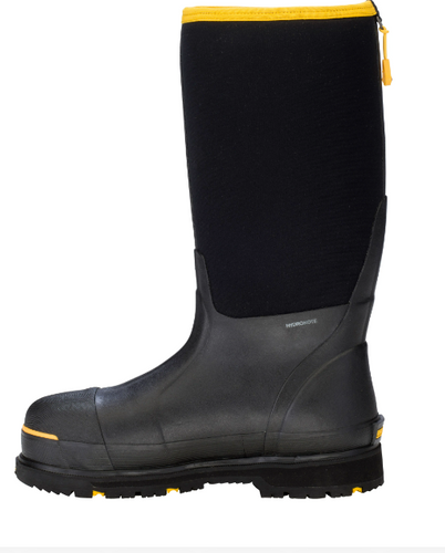 Dryshod Inc Steele-Toe Protective Work Boot (Black/Yellow Size 10)