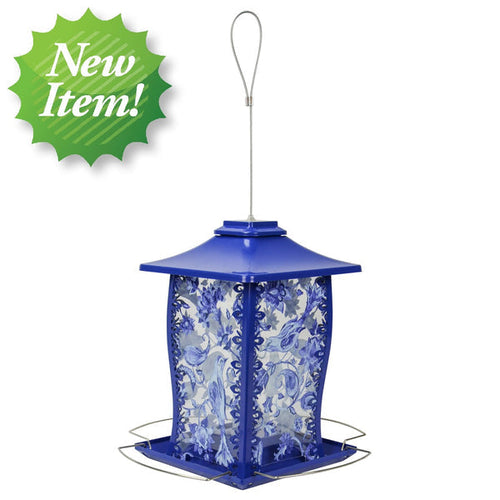 Nature's Way Paisley Sky Gazebo Bird Feeder (11.3”H x 11.5”W x 11.5”D)