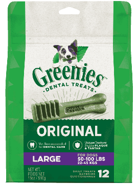 Greenies Large Original Dental Dog Chews (12-oz, 8 count)