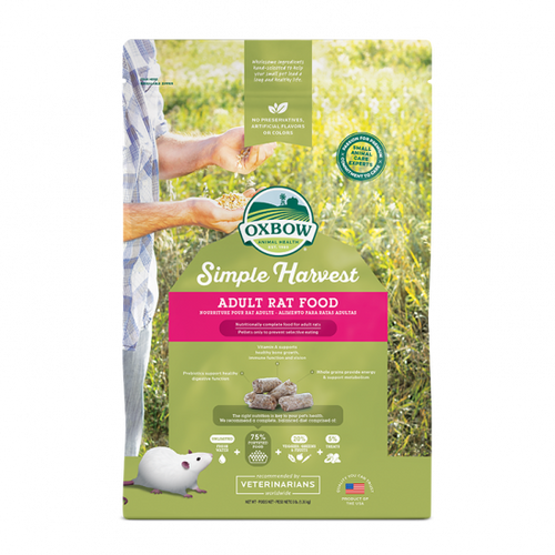 Oxbow Simple Harvest Adult Rat Food