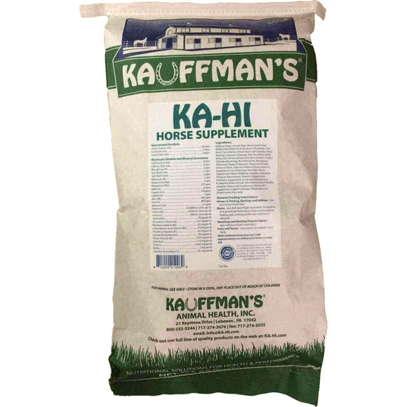 KAUFFMAN'S KA-HI HORSE SUPPLEMENT