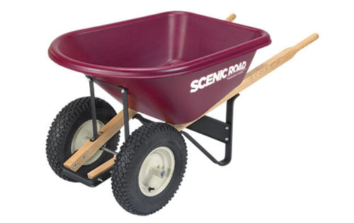 Scenic Road Dual Knobby Tire Wheelbarrow