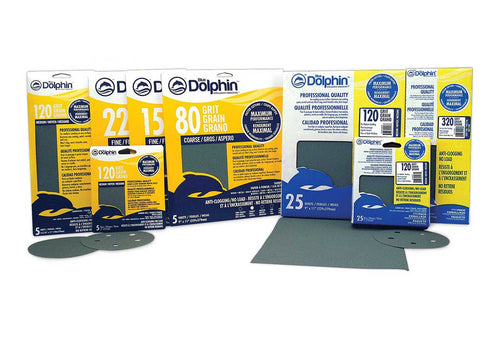 Blue Dolphin Abrasives  Anti-Clogging No Load Sandpaper 9 in. x 11 in. 180 Grit
