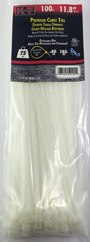 K-T Industries 11.8 Standard Duty, Natural, 100/Pk
