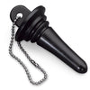 Coburn Inflation Shutoff Plug w/Chain & Label