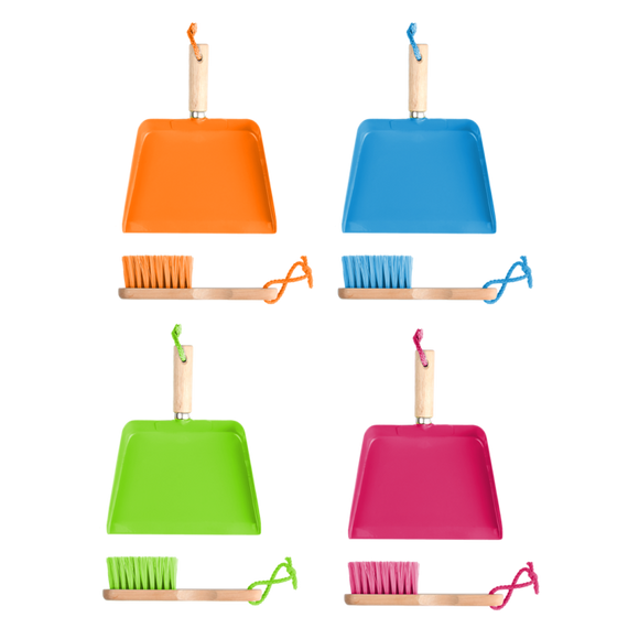 Esschert Design Children's dustpan and brush set