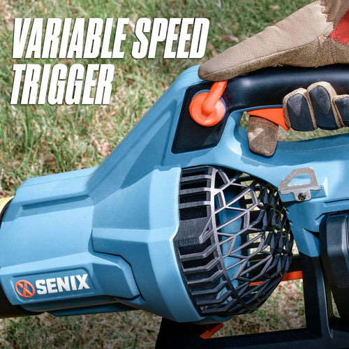 Senix X6 60V 810 CFM Cordless Leaf Blower (Kit)