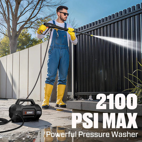 Senix 1700 PSI, 1.2 GPM 13 Amp Electric Pressure Washer