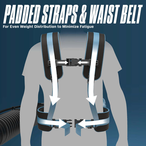 Senix X6 60V 950 CFM Cordless Backpack Blower