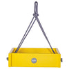 Birds Choice Hanging Tray Bird Feeder Color Pop Collection in Yellow Recycled Plastic