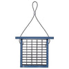 Birds Choice Recycled Plastic Suet Feeder in Blue