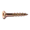 Monster Fastener Zinc Plated Steel Star Drive Interior Nibs Bugle Head Wood Screws