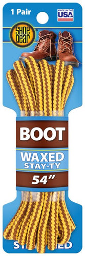 Shoe Gear Waxed 54 In. Round Boot Laces