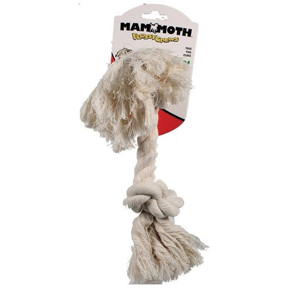 MAMMOTH FLOSSY CHEWS COTTON ROPE BONE