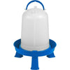 Double-Tuf Poultry Waterer with Legs (2.5 GAL, BLUE/WHITE)