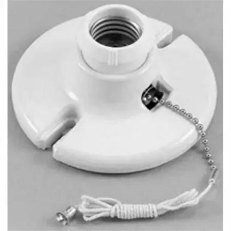 Eaton Cooper Wiring 250V Ceiling Receptacle Lamp Holder White