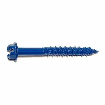 Monster Fastener Slotted Hex Masonry Screws 1/4 x 2-1/4 (1/4 x 2-1/4)