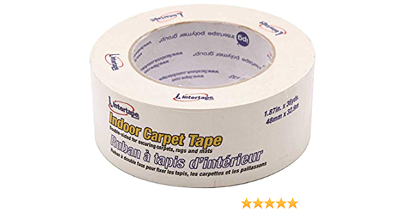 Intertape Indoor Carpet Tape Specialty Double-Coated (1-7/8 inch x 36 yd)