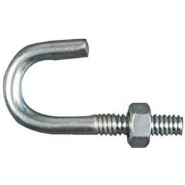 J Bolt, Zinc, 1/4 x 2-5/16-In.