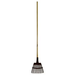 8-Inch Shrub Rake With 48-Inch Hardwood Handle