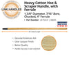 Link Handles 60 Heavy Cotton Hoe and Scraper Handle with ferrule, 1-3/8 diameter, 7/16 Bore (60)