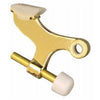 Doorstop, Hinge Pin, Brass, 3-In.