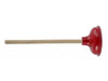Aqua Plumb Plumber’s Plunger 18” Hardwood 6” Red (6 x 18)