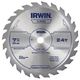 Carbide-Tipped Circular Saw Blade, 7.25-In., 24-Teeth