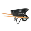 Landscapers Select Wheelbarrow Black Lacquered Wood Handle (6 cu.ft.)