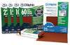Linzer Blue Dolphin Aluminum Oxide Sandpaper 9 in. x 11 in., 220 Grit, 5 Pack (9 x 11)