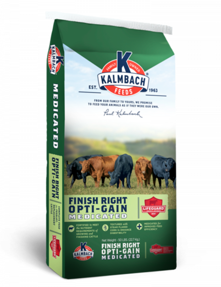 Finish Right™ Opti-Gain Cattle Feed