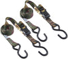 TIE DOWN 12FT CAMO RATCHET 2PK