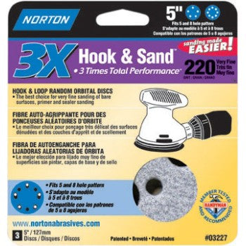 Norton 07660703227 03227 Prosand 220 H&L Disc