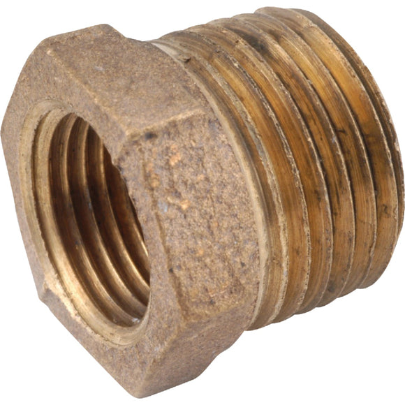 Anderson Metals 3/4X1/4 In. Red Brass Hex Reducing Bushing