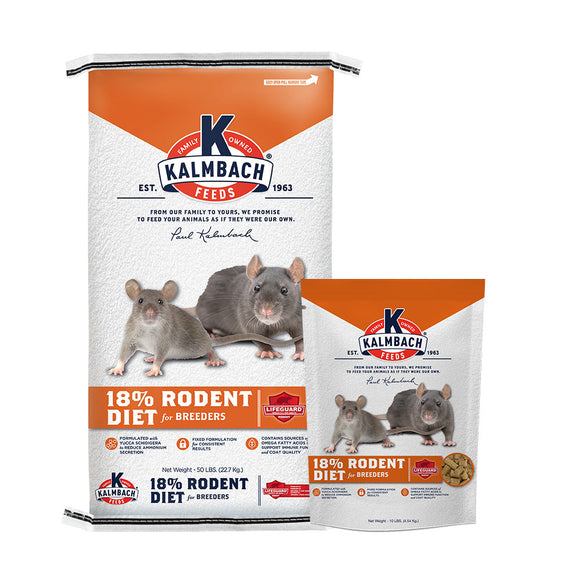 Kalmbach 18% Rodent Diet (Cubes) (50 Lb.)