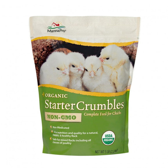 Manna Pro Organic Starter Crumbles (5 lbs)