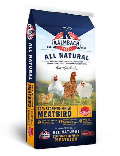 22% Start-To-Finish Meatbird Feed (50 Lb.)