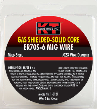 K-T Industries Mig Wire E70s-6 .023 2 Lb (2 Lb)