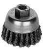 K-T Industries 2-3/4 Knot Cup Brush 5/8-11 (2-3/4 x 5/8-11)