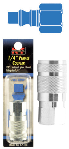 K-T Industries Aro® 1/4'' Female Npt 1/4'' Coupler (1/4'' x 1/4