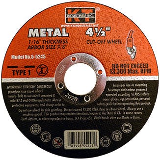 K-T Industries Cutting Wheel 4-1/2