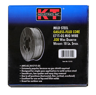 K-T Industries Flux Core Mig Wire 030 10 Lb (10 Lb)