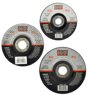 K-T Industries 5 X 1/4 X 7/8 Metal Grinding Wheel (5 X 1/4 X 7/8)